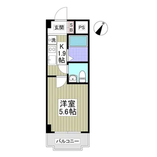リブレス所沢緑町【3階】の間取り