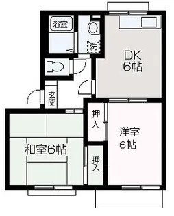 コロネット【202号室】の間取り
