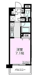 ロートホルン【702号室】の間取り