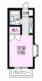 パティオ朝霞【401号室】の間取り