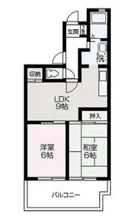 ビラクレール【101号室】の間取り