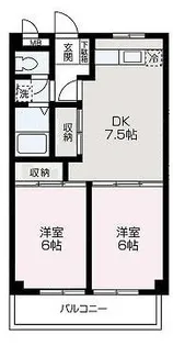 ビラコモード【302号室】の間取り