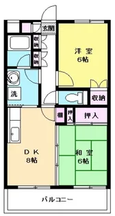 ヴィラ・セブン【303号室】の間取り