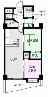 アウステル【702号室】の間取り