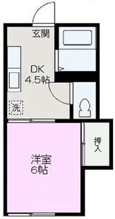 セントラルハイム【201号室】の間取り