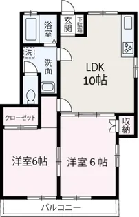 ビラ・エクセレント【101号室】の間取り