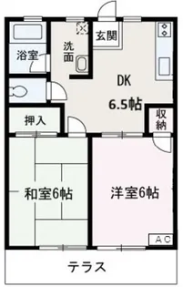 (S)ラブネストヒル2号館【202号室】の間取り