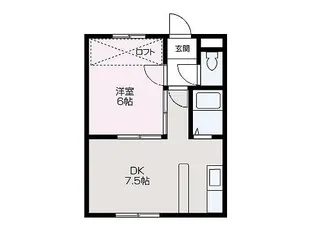 サンコーポ石下【102号室】の間取り