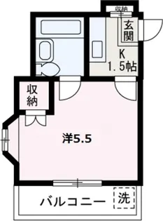 春日ハイツ【102号室】の間取り
