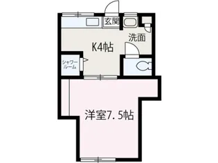 ヒルユアン【102号室】の間取り
