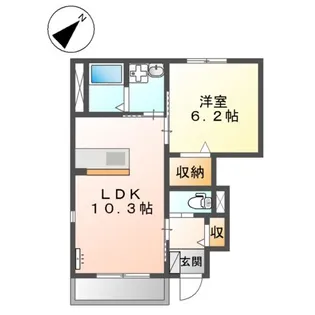 PERSIMMON(パーシモン)【1階】の間取り