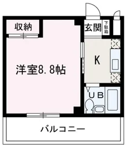 ステイエム朝霞【104号室】の間取り