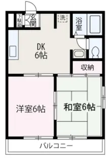 ロキシーエクセレントアロー【201号室】の間取り