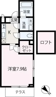 グランスウィート【208号室】の間取り