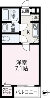 TKWILL志木柏町【102号室】の間取り