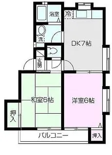 サン シエスタ【B102号室】の間取り