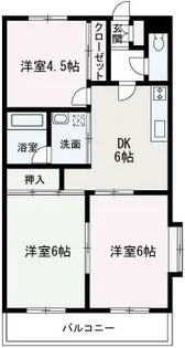 サンキャッスル【106号室】の間取り