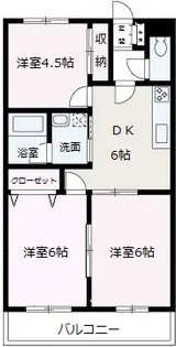 サンキャッスル【303号室】の間取り