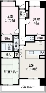 アルミランテ【105号室】の間取り