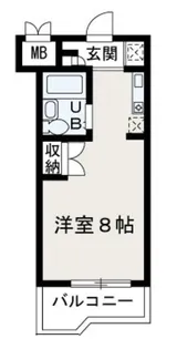 ドリームパレス【308号室】の間取り