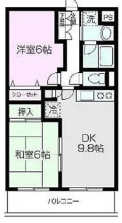 ベルシャレー【303号室】の間取り