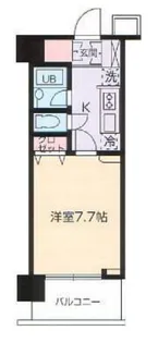 アドバンス【608号室】の間取り