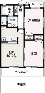 ペルラ【103号室】の間取り