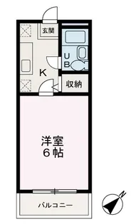 シャローパレスⅢ【105号室】の間取り