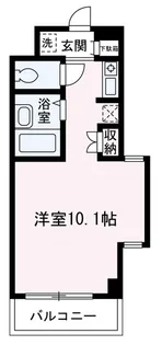 エスパシオ【202号室】の間取り