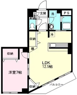アーバンクロス【503号室】の間取り