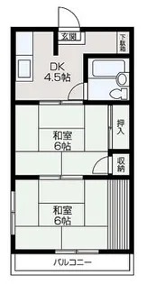 宝栄ハイツ【205号室】の間取り