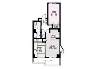 ファーストステージ【202号室】の間取り