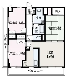 ブエナビスタ【1005号室】の間取り