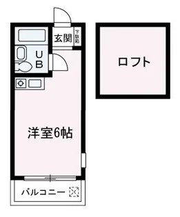 コーポラス三原【201号室】の間取り