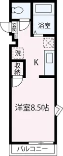 セゾンハイツ【303号室】の間取り