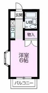 パティオ朝霞【409号室】の間取り