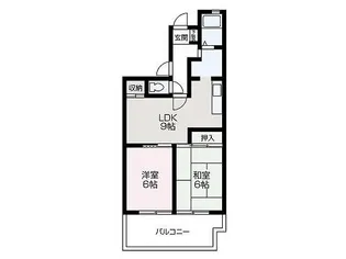 ビラクレール【101号室】の間取り