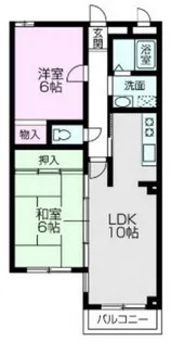 30THスクエア【106号室】の間取り