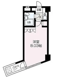 VOXーH3【412号室】の間取り