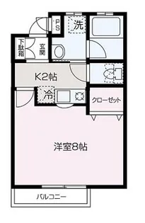 プリエ【202号室】の間取り