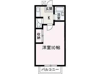 ジュネス朝霞台【103号室】の間取り