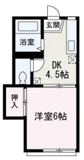 セントラルハイム【202号室】の間取り