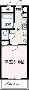 ロータスヒルズ【303号室】の間取り