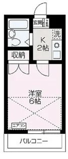 ガーデンハイツ尾崎【205号室】の間取り