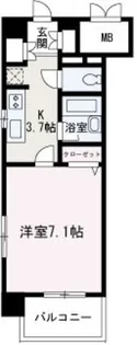 レクエルド【407号室】の間取り