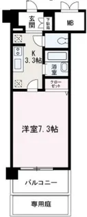 レクエルド【110号室】の間取り