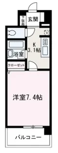 レクエルド【502号室】の間取り