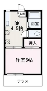 グリーンハイツ【103号室】の間取り