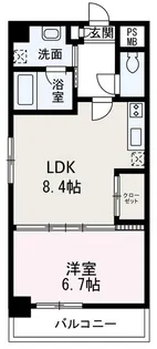 カルム朝霞台【205号室】の間取り
