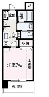 エスポワール【105号室】の間取り